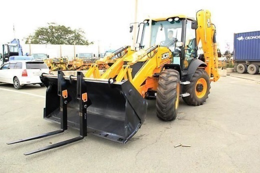 Экскаватор-погрузчик JCB 3CX Super, 4CX, с (вилами)  г/п до 1,5т